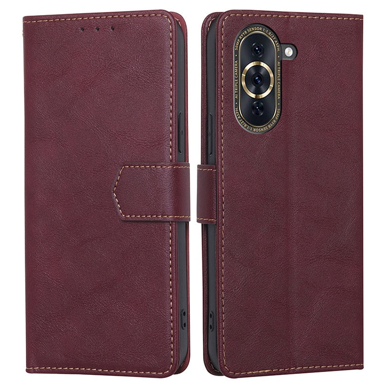 For Huawei nova 10 Pro 4G Anti-drop Full Protection Phone Flip Wallet Case RFID Blocking Function Water-repellent PU Leather Anti-scratch Phone Cover