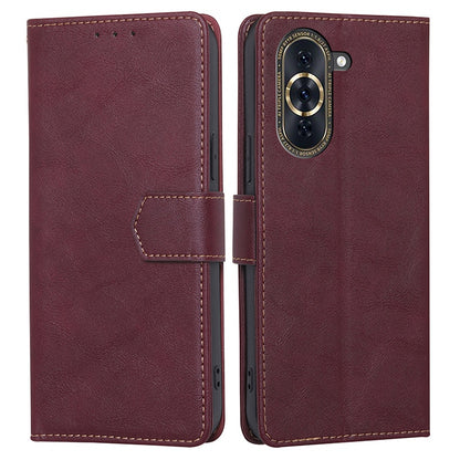For Huawei nova 10 Pro 4G Anti-drop Full Protection Phone Flip Wallet Case RFID Blocking Function Water-repellent PU Leather Anti-scratch Phone Cover
