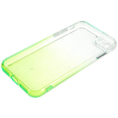 For iPhone 7 / 8 / SE (2020) / SE (2022) Gradient TPU Case Electroplating Buttons Mobile Phone Back Cover
