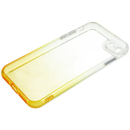 For iPhone 7 / 8 / SE (2020) / SE (2022) Gradient TPU Case Electroplating Buttons Mobile Phone Back Cover