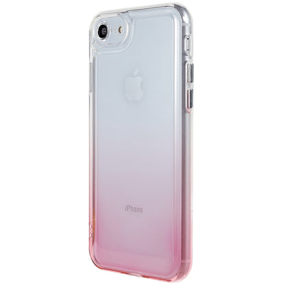For iPhone 7 / 8 / SE (2020) / SE (2022) Gradient TPU Case Electroplating Buttons Mobile Phone Back Cover