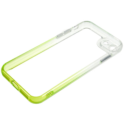 For iPhone 7 / 8 / SE (2020) / SE (2022) Gradient TPU Case Electroplating Buttons Mobile Phone Back Cover