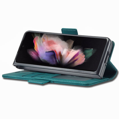 FORWENW F3-Series For Samsung Galaxy Z Fold3 5G Anti-fall Flip Wallet Case PU Leather Protective Cover with Stand Phone Shell