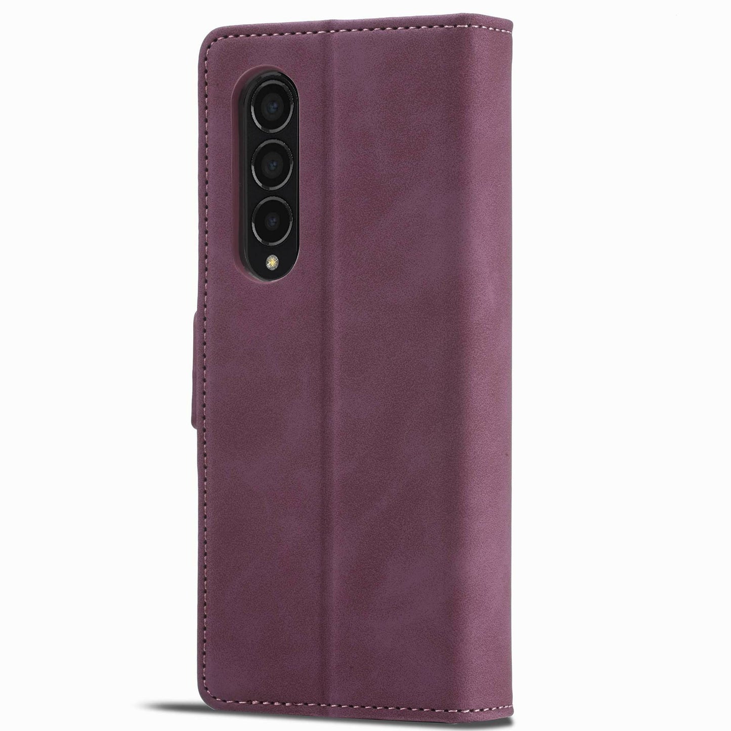 FORWENW F3-Series For Samsung Galaxy Z Fold3 5G Anti-fall Flip Wallet Case PU Leather Protective Cover with Stand Phone Shell