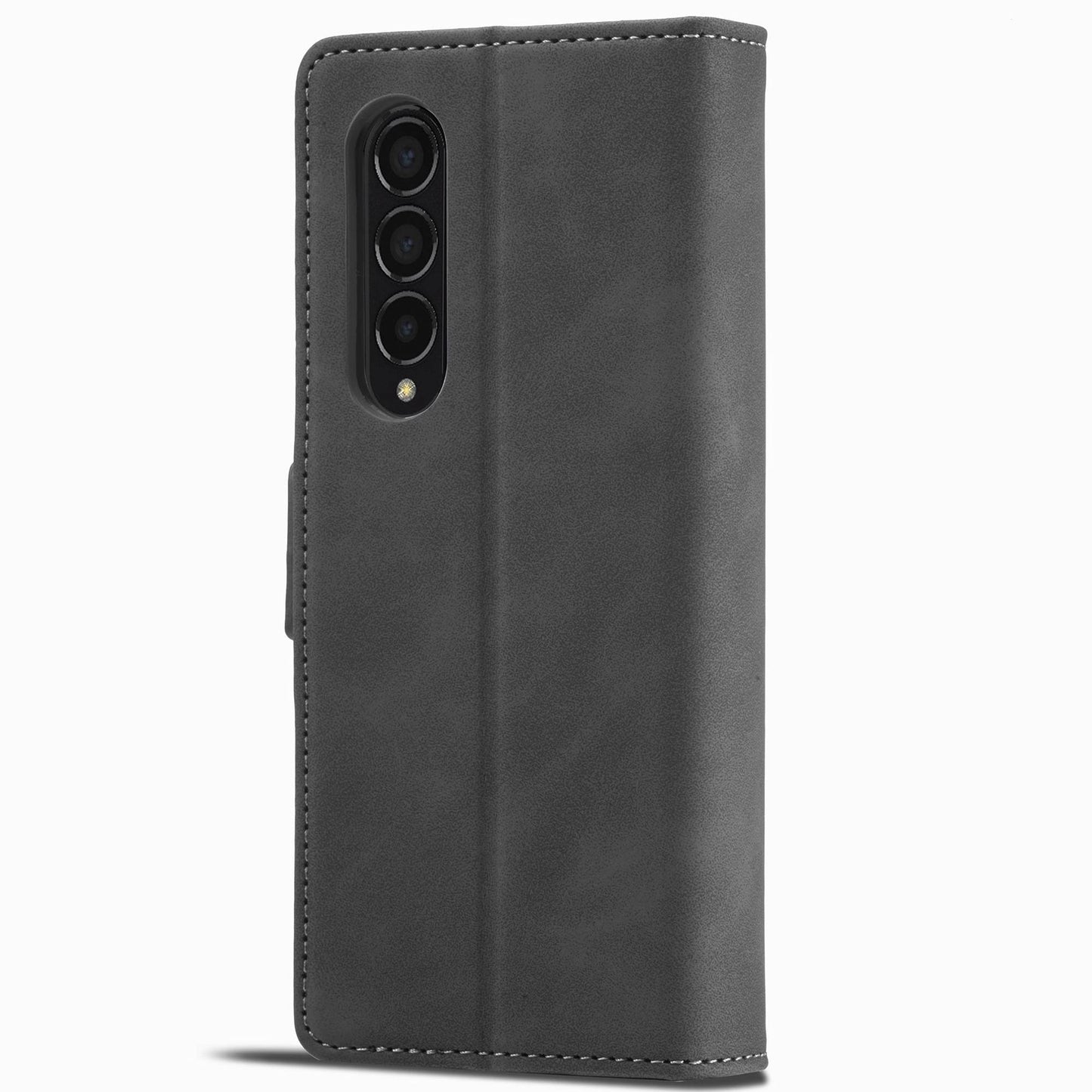 FORWENW F3-Series For Samsung Galaxy Z Fold3 5G Anti-fall Flip Wallet Case PU Leather Protective Cover with Stand Phone Shell
