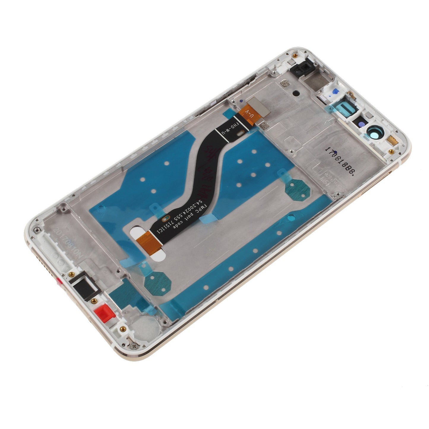 For Huawei P10 Lite Grade C LCD Screen and Digitizer Assembly + Frame Replacement Part (without Logo)