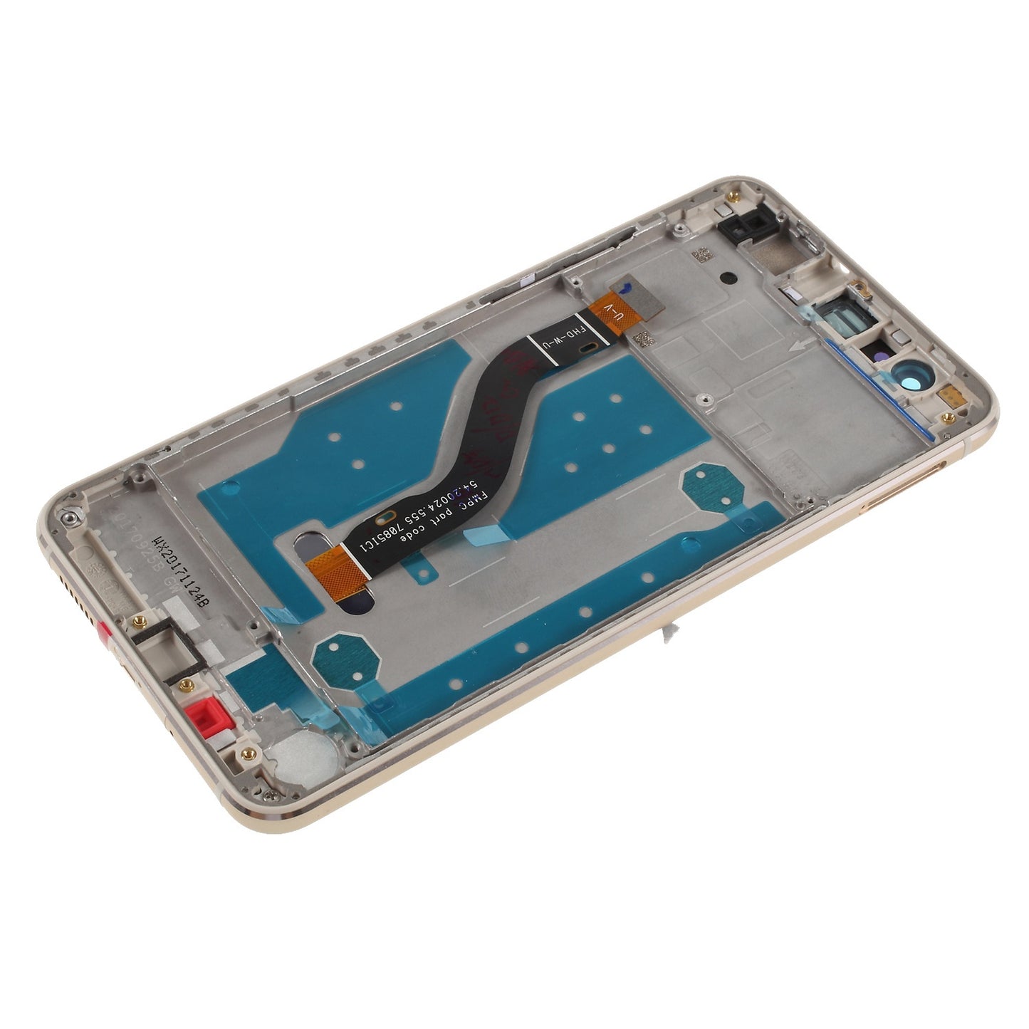 For Huawei P10 Lite Grade C LCD Screen and Digitizer Assembly + Frame Replacement Part (without Logo)