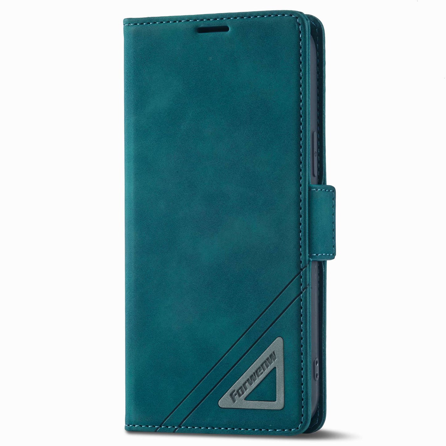 FORWENW F3-Series For iPhone 13 Pro 6.1 inch Drop-proof Anti-scratch Wallet Case PU Leather Cell Phone Cover with Stand