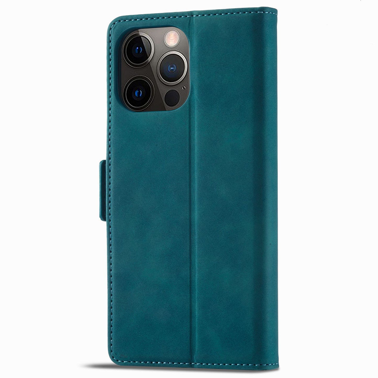 FORWENW F3-Series For iPhone 13 Pro 6.1 inch Drop-proof Anti-scratch Wallet Case PU Leather Cell Phone Cover with Stand