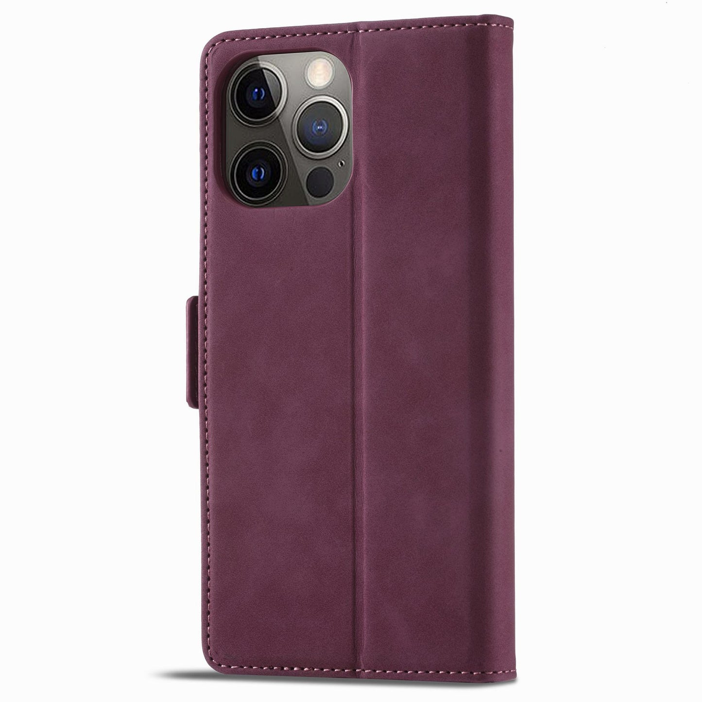 FORWENW F3-Series For iPhone 13 Pro 6.1 inch Drop-proof Anti-scratch Wallet Case PU Leather Cell Phone Cover with Stand