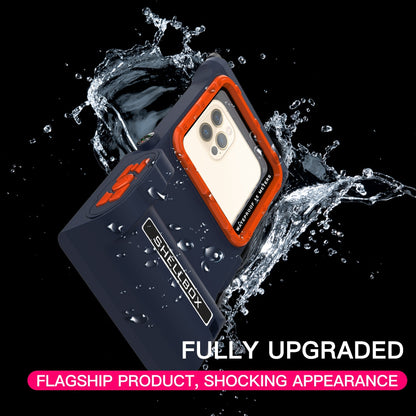 SHELLBOX Professional Diving Phone Case 15M Waterproof Protective Housing Case for iPhone 13 Pro Max / X /  XR / XS Max Underwater Phone Case with Bluetooth Camera Module