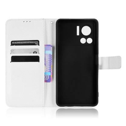 For Infinix Note 12 VIP 4G / X672 Full Protection Diamond Texture PU Leather Phone Case Anti-shock Stand Flip Wallet Cover with Strap