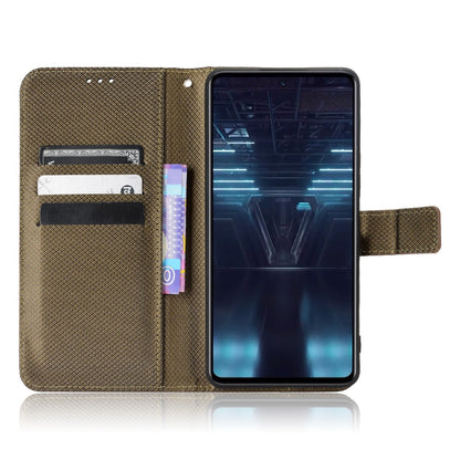 For Infinix Note 12 VIP 4G / X672 Full Protection Diamond Texture PU Leather Phone Case Anti-shock Stand Flip Wallet Cover with Strap