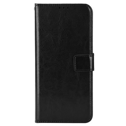 For Infinix Note 12 VIP X672 4G Crazy Horse Texture Wallet Style Case Stand TPU+PU Leather Double Protection Phone Cover with Strap