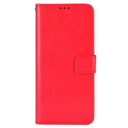 For Infinix Note 12 VIP X672 4G Crazy Horse Texture Wallet Style Case Stand TPU+PU Leather Double Protection Phone Cover with Strap