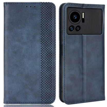 For Infinix Note 12 VIP X672 4G Vintage PU Leather Scratch-resistant Phone Case Stand Drop-proof Shell with Wallet