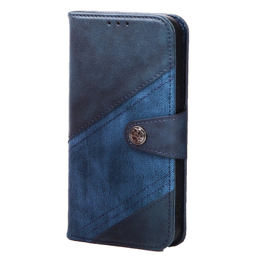 Crazy Horse Texture Wallet Case for iPhone 13 Pro 6.1 inch, Splicing PU Leather Viewing Stand Folio Flip Phone Cover