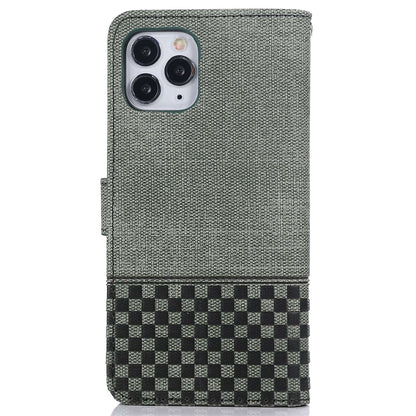 Anti-drop Phone Case For iPhone 13 Pro 6.1 inch, Cloth Texture PU Leather Magnetic Stand Wallet RFID Blocking Scratch-resistant Phone Cover