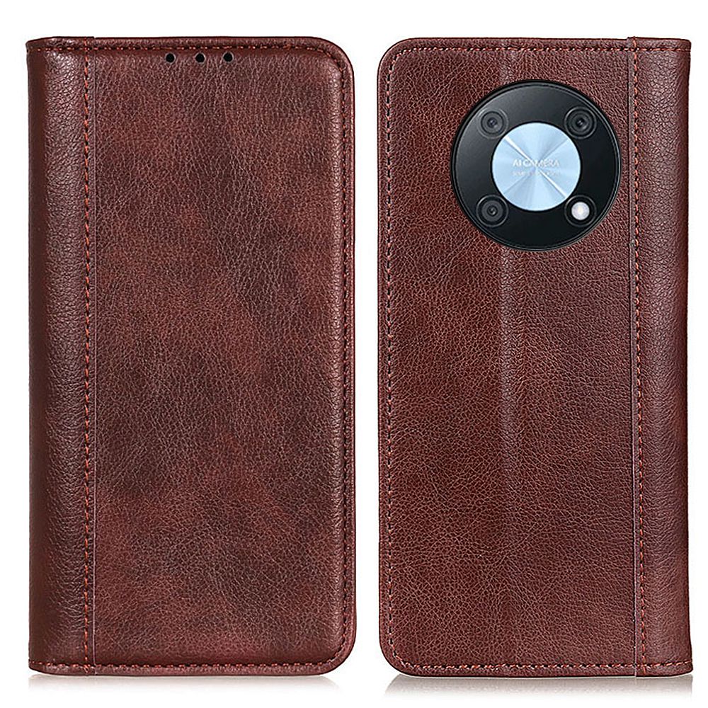 For Huawei nova Y90 4G / Enjoy 50 Pro 4G Litchi Texture Split Leather Phone Case Magnetic Auto Absorbed Wallet Stand Cover