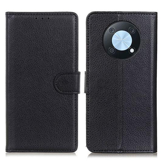 For Huawei nova Y90 4G Litchi Texture PU Leather Shockproof Phone Case Wallet Stand Protective Cover