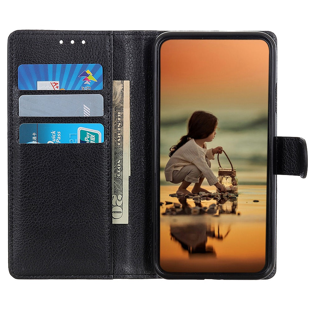 For Huawei nova Y90 4G Litchi Texture PU Leather Shockproof Phone Case Wallet Stand Protective Cover