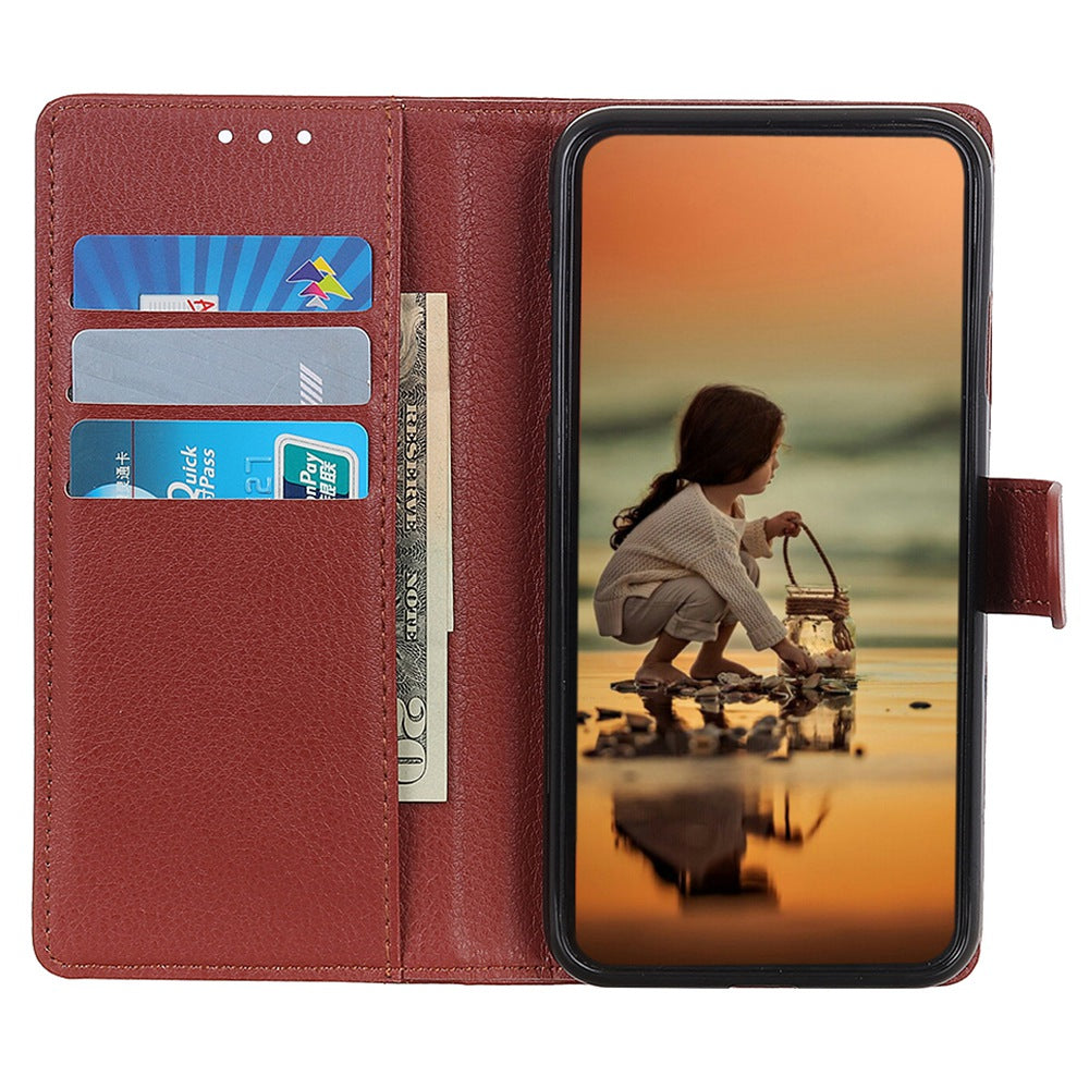 For Huawei nova Y90 4G Litchi Texture PU Leather Shockproof Phone Case Wallet Stand Protective Cover