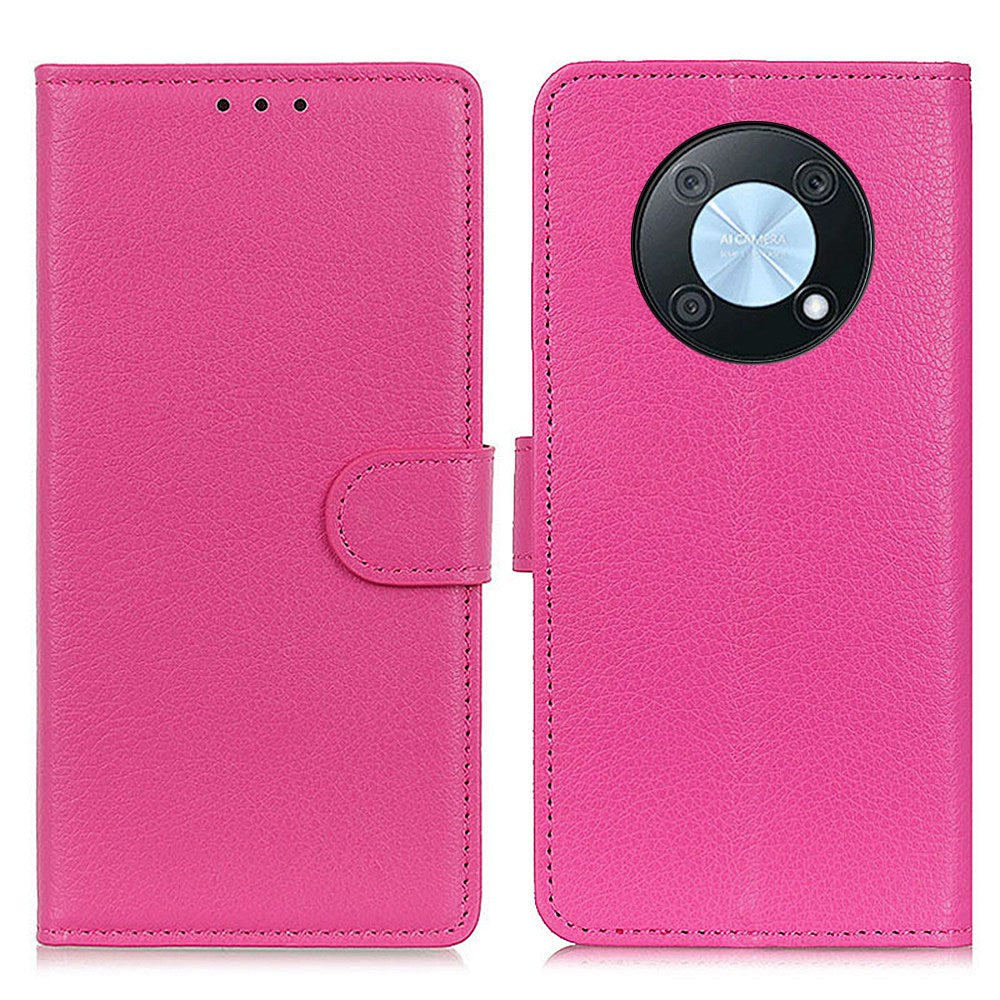 For Huawei nova Y90 4G Litchi Texture PU Leather Shockproof Phone Case Wallet Stand Protective Cover
