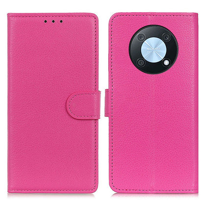 For Huawei nova Y90 4G Litchi Texture PU Leather Shockproof Phone Case Wallet Stand Protective Cover