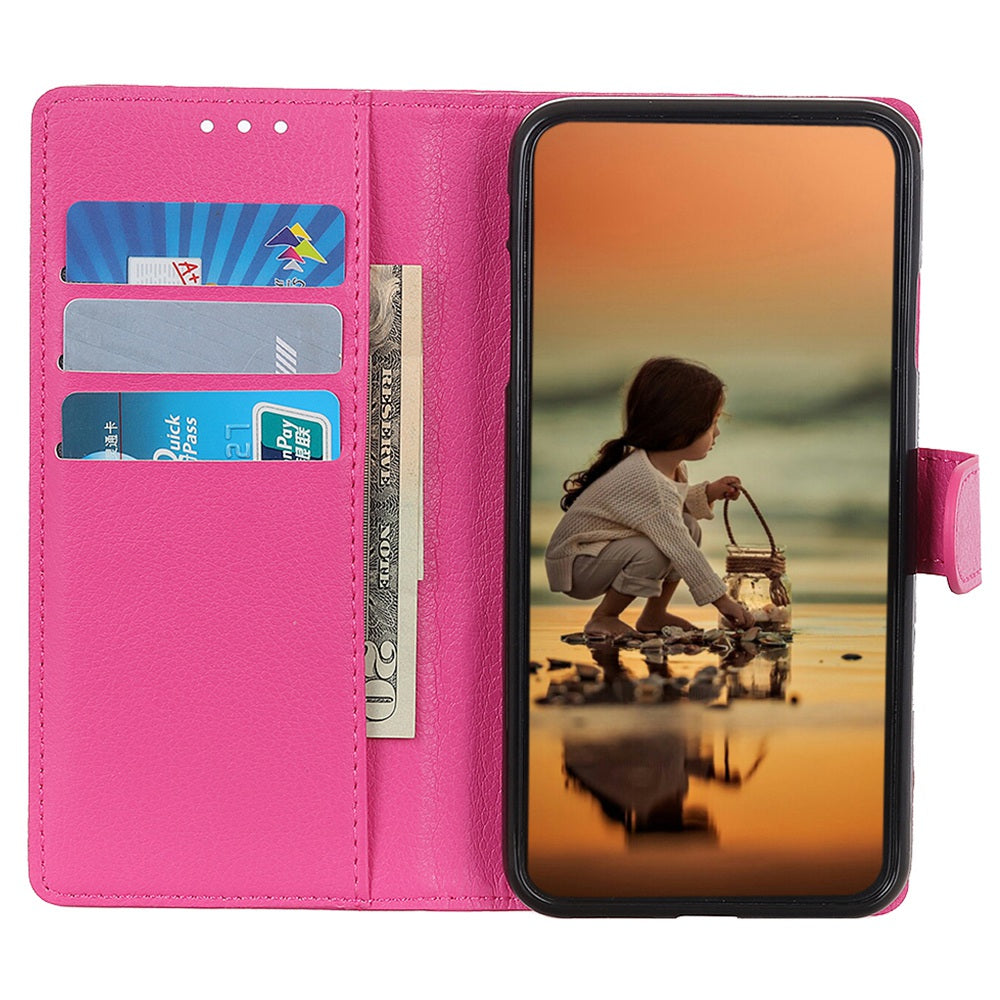 For Huawei nova Y90 4G Litchi Texture PU Leather Shockproof Phone Case Wallet Stand Protective Cover