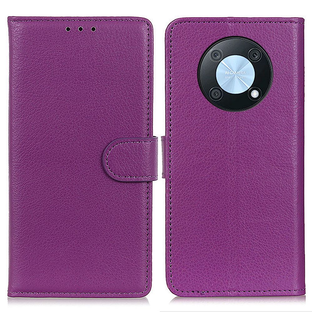 For Huawei nova Y90 4G Litchi Texture PU Leather Shockproof Phone Case Wallet Stand Protective Cover