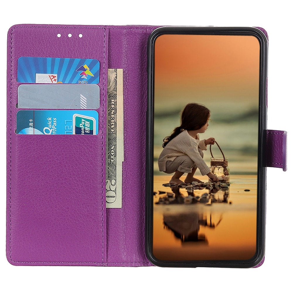 For Huawei nova Y90 4G Litchi Texture PU Leather Shockproof Phone Case Wallet Stand Protective Cover