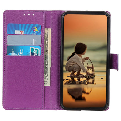 For Huawei nova Y90 4G Litchi Texture PU Leather Shockproof Phone Case Wallet Stand Protective Cover