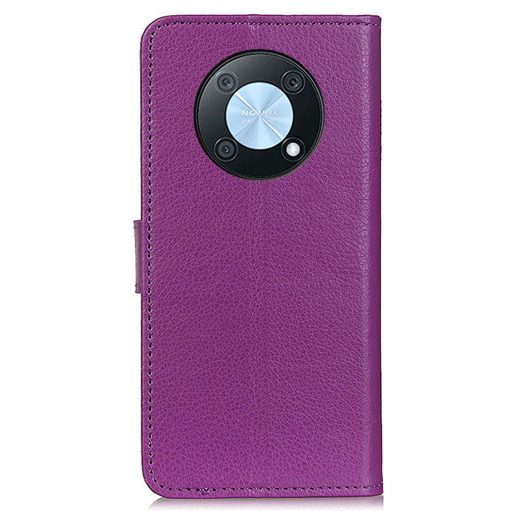 For Huawei nova Y90 4G Litchi Texture PU Leather Shockproof Phone Case Wallet Stand Protective Cover