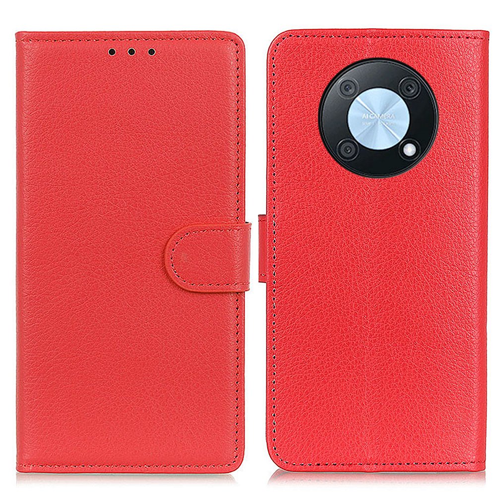 For Huawei nova Y90 4G Litchi Texture PU Leather Shockproof Phone Case Wallet Stand Protective Cover