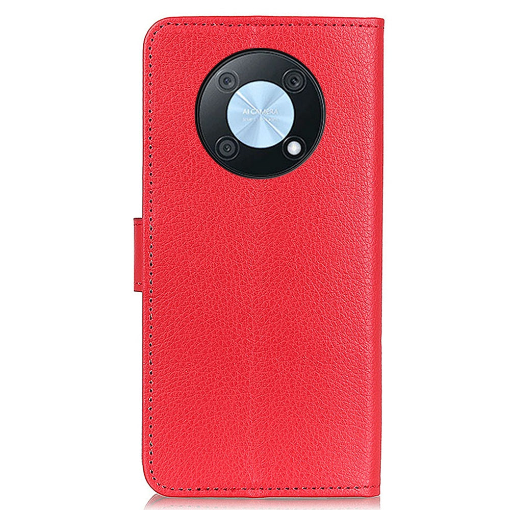 For Huawei nova Y90 4G Litchi Texture PU Leather Shockproof Phone Case Wallet Stand Protective Cover