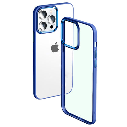 YOOBAO Slim Phone Case for iPhone 13 Pro 6.1 inch  Protective Cover Silicone+Acrylic Anti-Fall Phone Shell with Metal Lens Frame