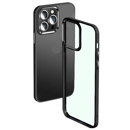 YOOBAO Slim Phone Case for iPhone 13 Pro 6.1 inch  Protective Cover Silicone+Acrylic Anti-Fall Phone Shell with Metal Lens Frame