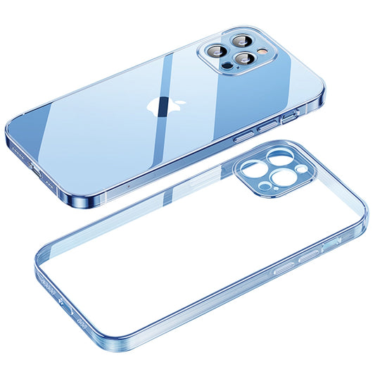 YOOBAO For iPhone 13 Pro 6.1 inch Straight Edge Silicone Case Anti-drop Electroplating Phone Cover