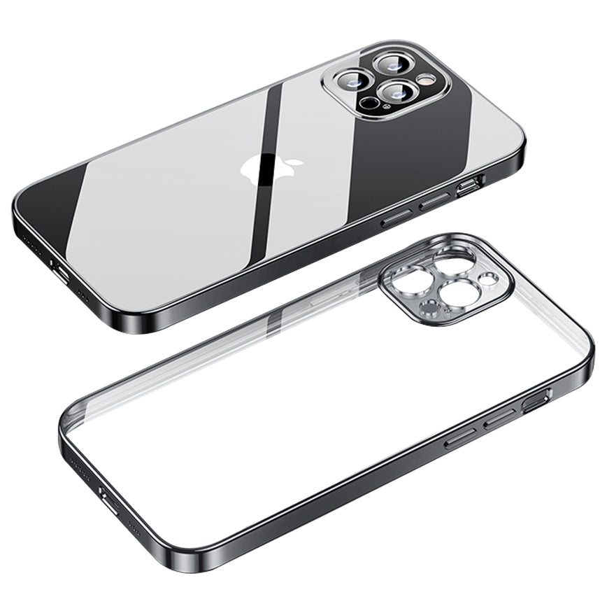 YOOBAO For iPhone 13 Pro 6.1 inch Straight Edge Silicone Case Anti-drop Electroplating Phone Cover