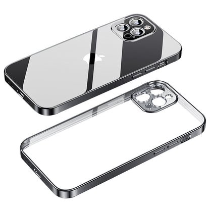 YOOBAO For iPhone 13 Pro 6.1 inch Straight Edge Silicone Case Anti-drop Electroplating Phone Cover