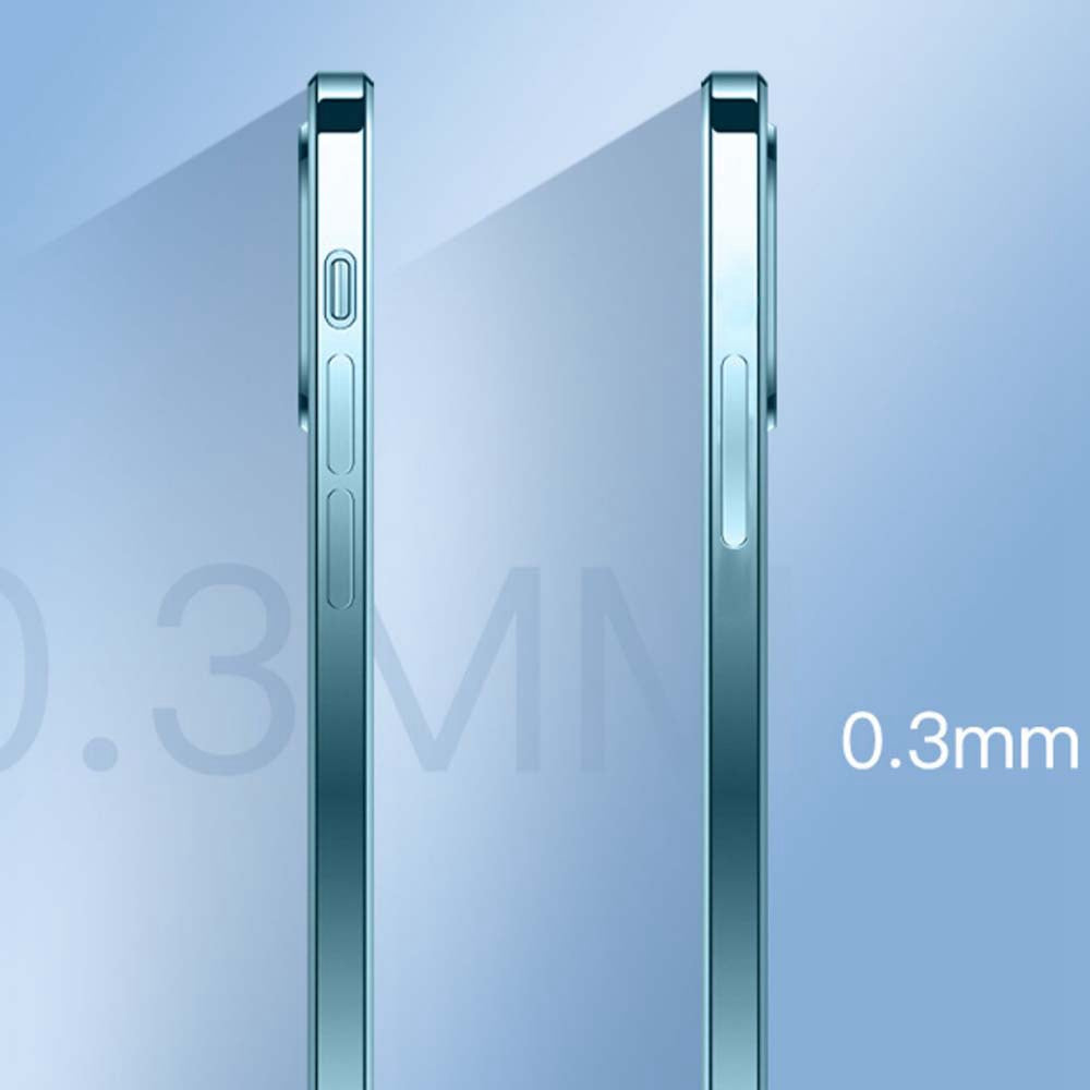 YOOBAO For iPhone 13 Pro 6.1 inch Electroplating Transparent Silicone Phone Case with Camera Lens Film