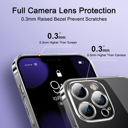 YOOBAO Crystal Clear Series Phone Case For iPhone 13 Pro 6.1 inch, Transparent Silicone Phone Protective Back Cover