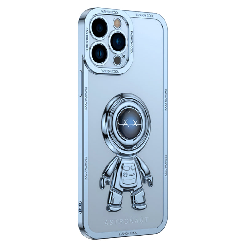 YOOBAO TPU Phone Case For iPhone 13 Pro 6.1 inch Planet Spaceman Phone Cover Kickstand with Car Mount Metal Sheet