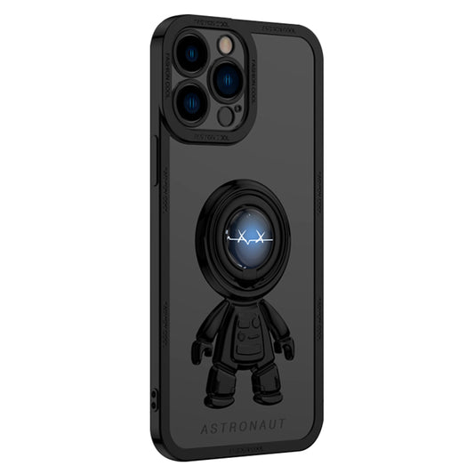 YOOBAO TPU Phone Case For iPhone 13 Pro 6.1 inch Planet Spaceman Phone Cover Kickstand with Car Mount Metal Sheet