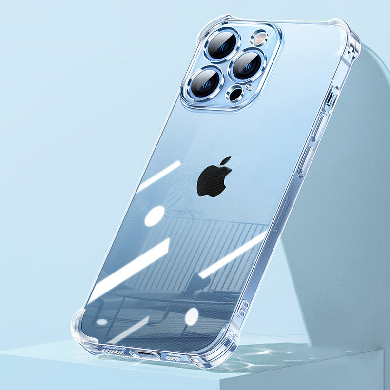 YOOBAO for iPhone 13 Pro 6.1 inch Clear Soft Silicone Phone Case Four Corners Airbag Protection Back Cover