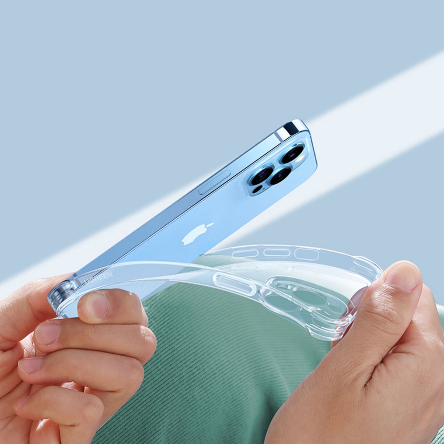 YOOBAO for iPhone 13 Pro 6.1 inch Clear Soft Silicone Phone Case Four Corners Airbag Protection Back Cover