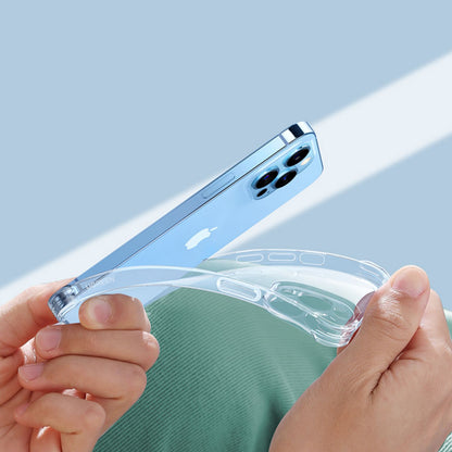 YOOBAO for iPhone 13 Pro 6.1 inch Clear Soft Silicone Phone Case Four Corners Airbag Protection Back Cover