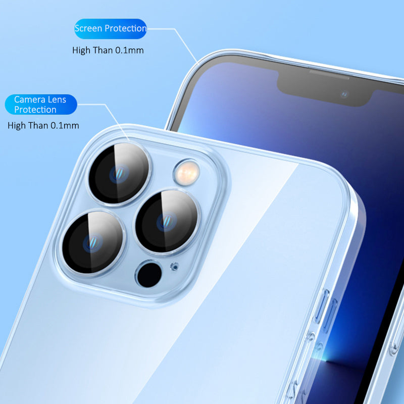 YOOBAO Anti-scratch Phone Case for iPhone 13 Pro 6.1 inch, Dust-proof Cell Phone Cover with Camera Lens Protection Film