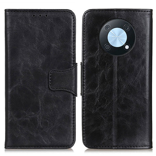 For Huawei nova Y90 4G / Enjoy 50 Pro 4G Split Leather Mobile Phone Cover Supporting Stand Phone Case Anti-drop Crazy Horse Texture Wallet Smartphone Shell