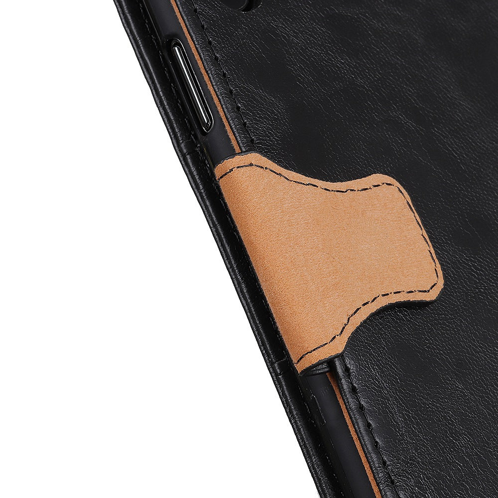 For Huawei nova Y90 4G / Enjoy 50 Pro 4G Split Leather Mobile Phone Cover Supporting Stand Phone Case Anti-drop Crazy Horse Texture Wallet Smartphone Shell